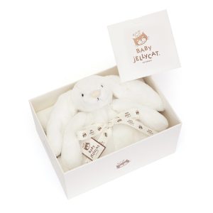 Personalised Bashful Luxe Bunny Luna Blankie