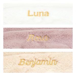 Personalised Bashful Luxe Bunny Willow Soother